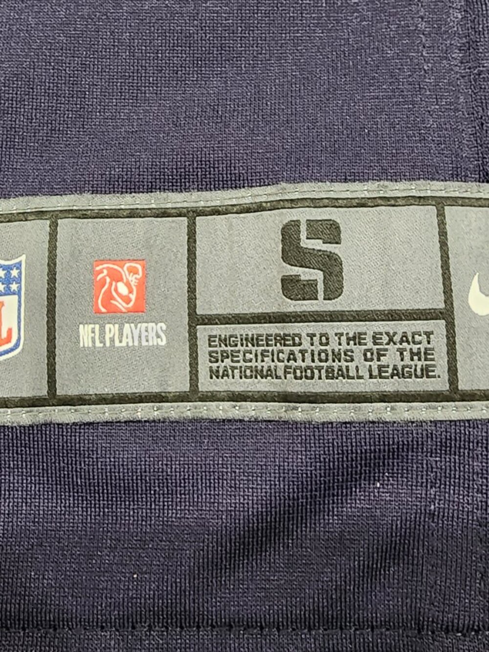 Nike NFL On Field Chicago Bears Khalil Mack #52 Blue 100 Yr Patch Limited Jersey - Picture 3 of 9